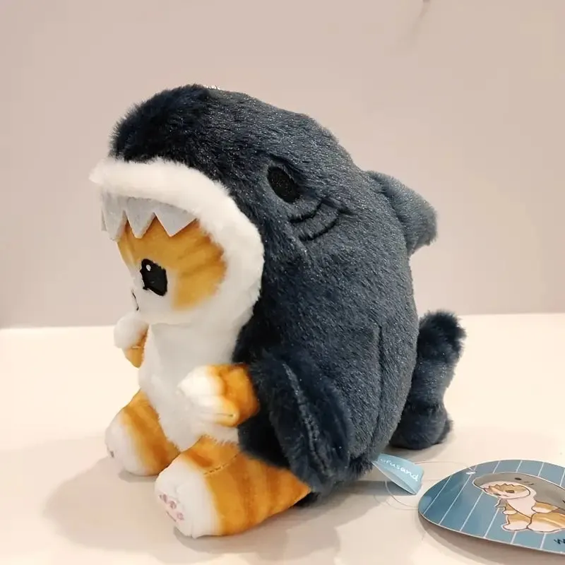 12'' Cute Shark Cat Plush Toy