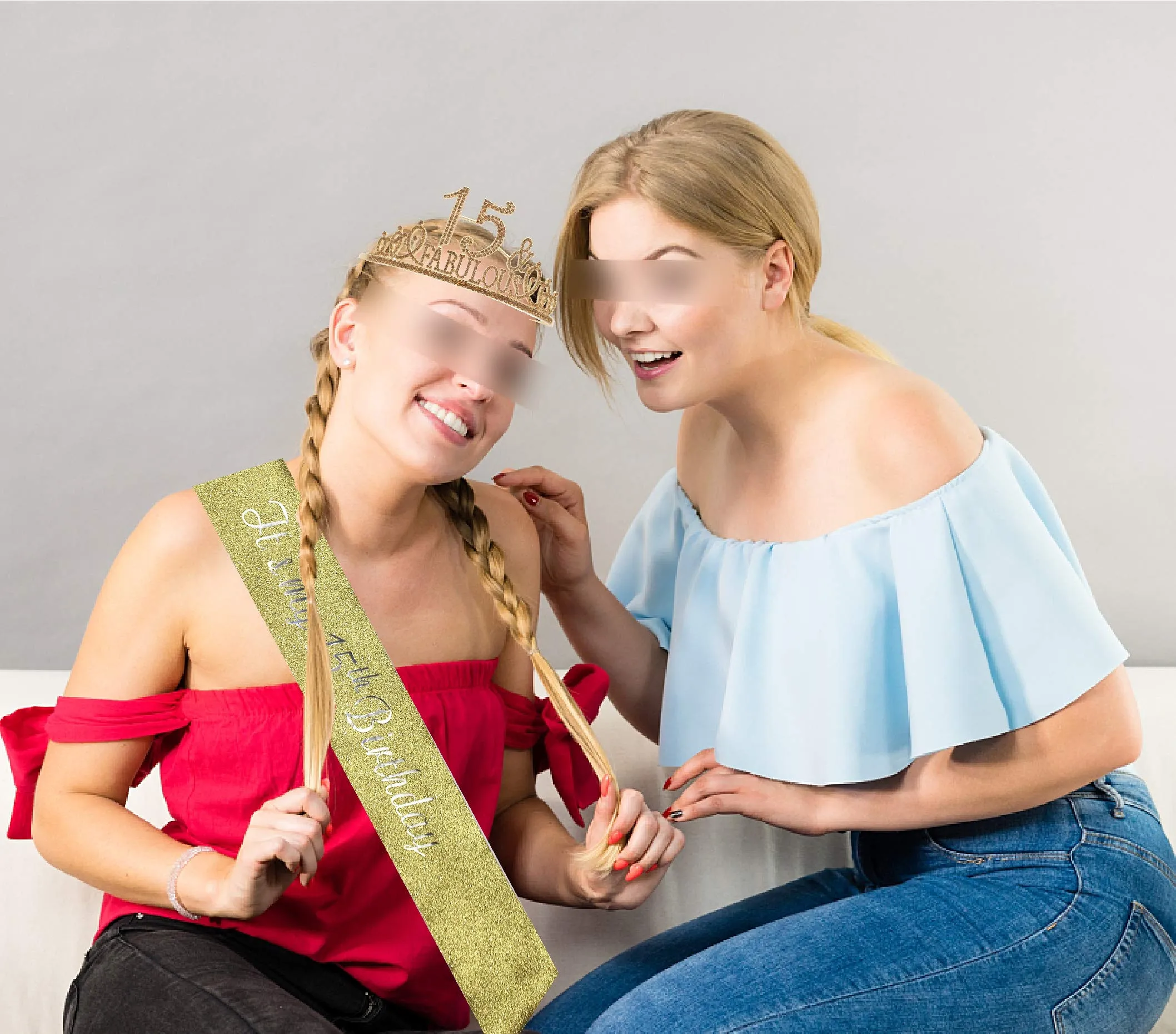 15th Birthday Gifts for Girls, 15th Birthday Tiara and Sash, 15th Birthday Decorations