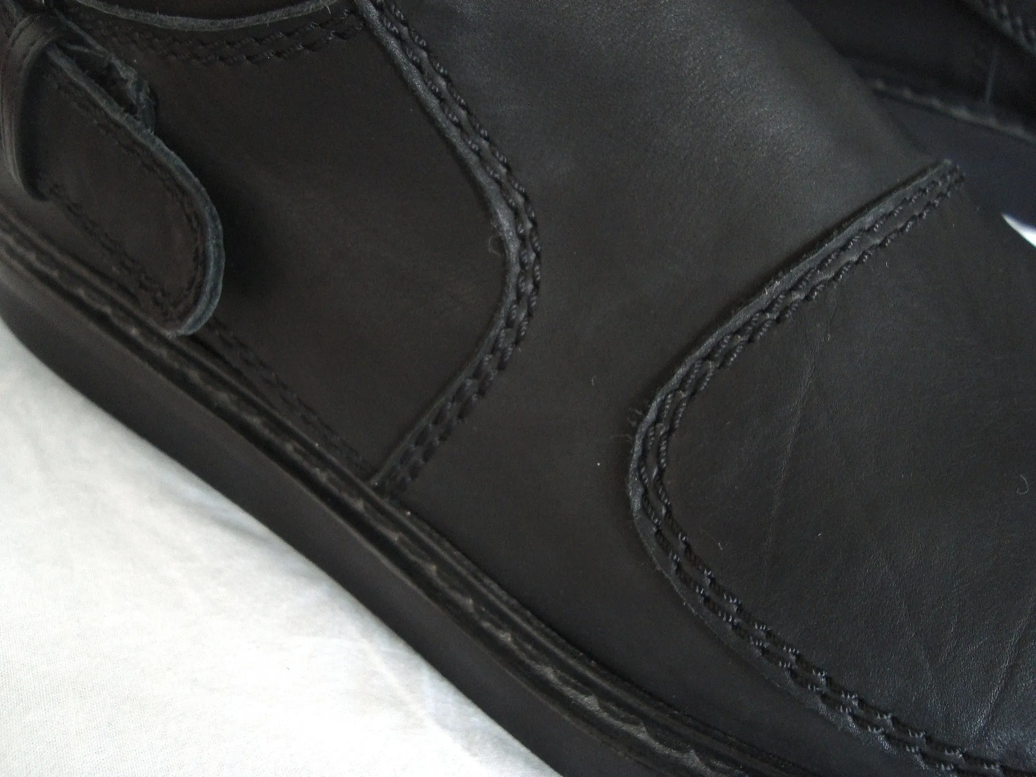 2011 Washed Calf Leather Biker Boots