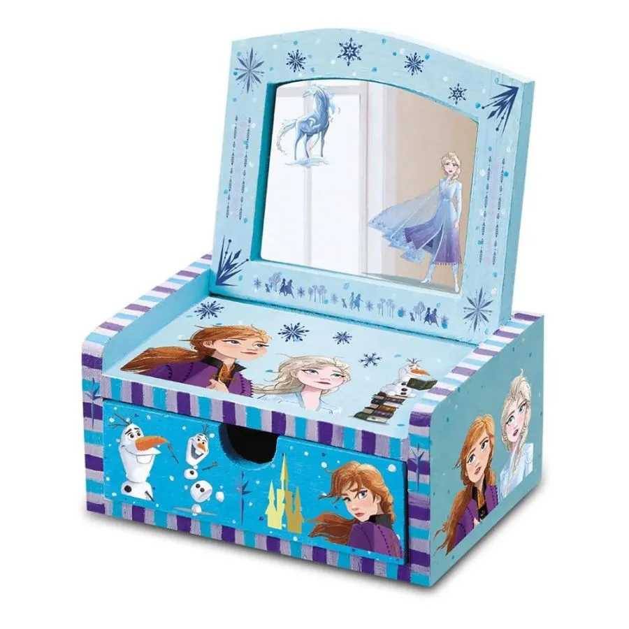 4M - Disney Frozen II: Design Your Own Wooden Mirror Chest