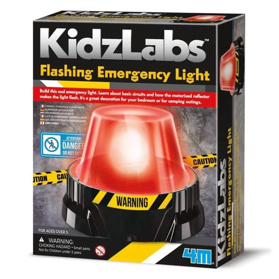 4M - KidzLabs: Flashing Emergency Light