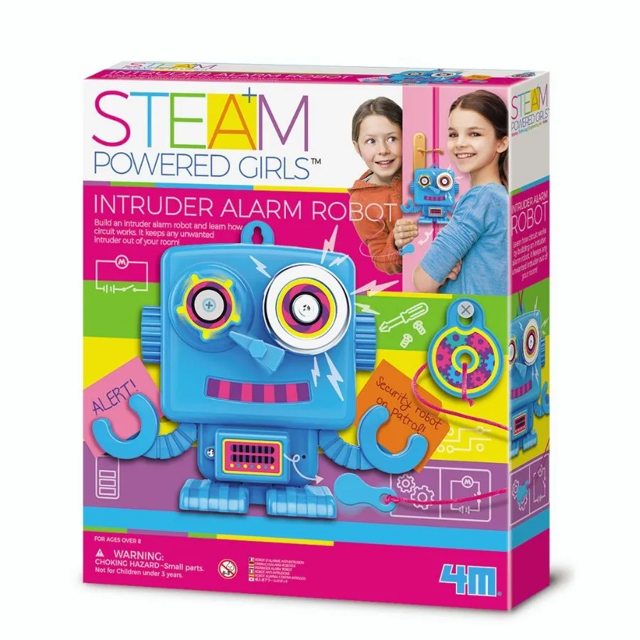 4M - STEAM Powered Girls Intruder Alarm Robot