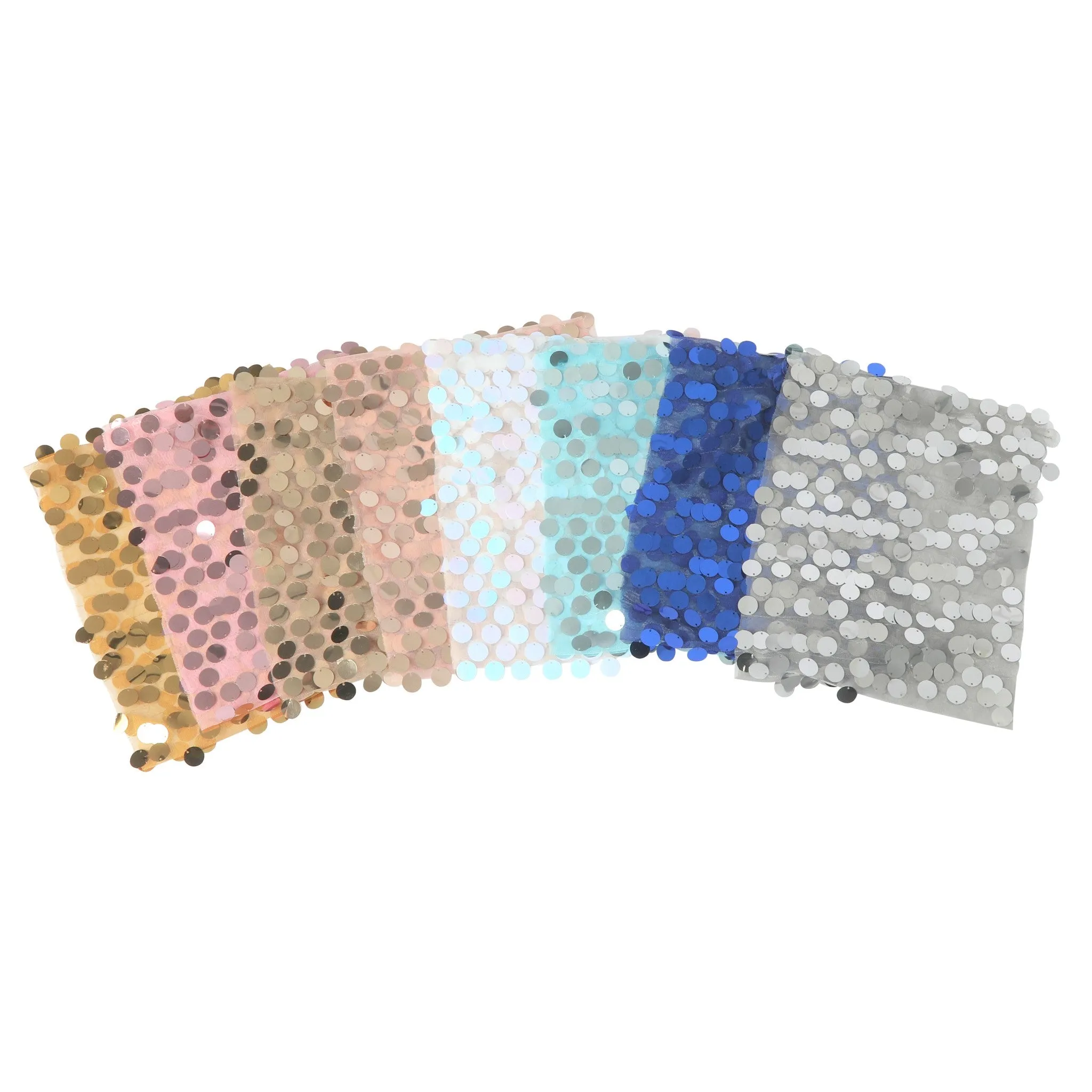 5 pcs/pk Payette Sequin Chair Bands - Baby Blue