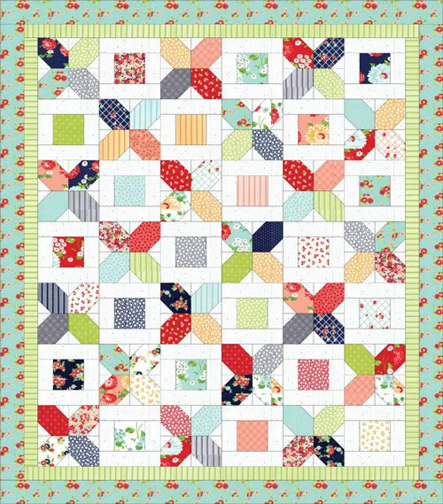 A Bushel & A Peck Quilt Pattern AEQ-72w  - Wholesale Product