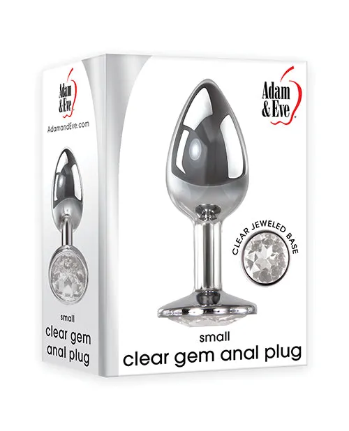 Adam & Eve Clear Gem Anal Plug