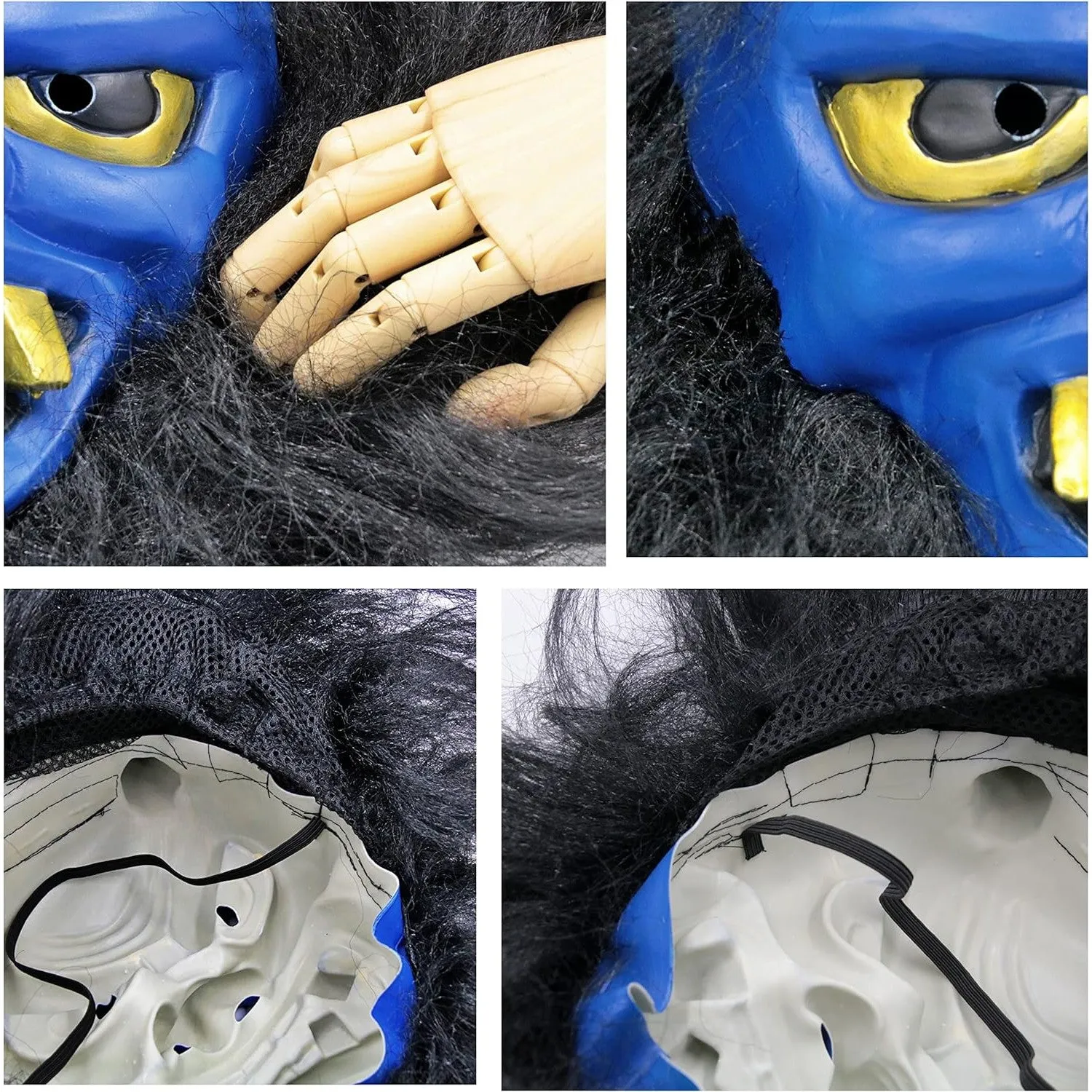 Akita Namahage Mask Demon Oni Blue New Years