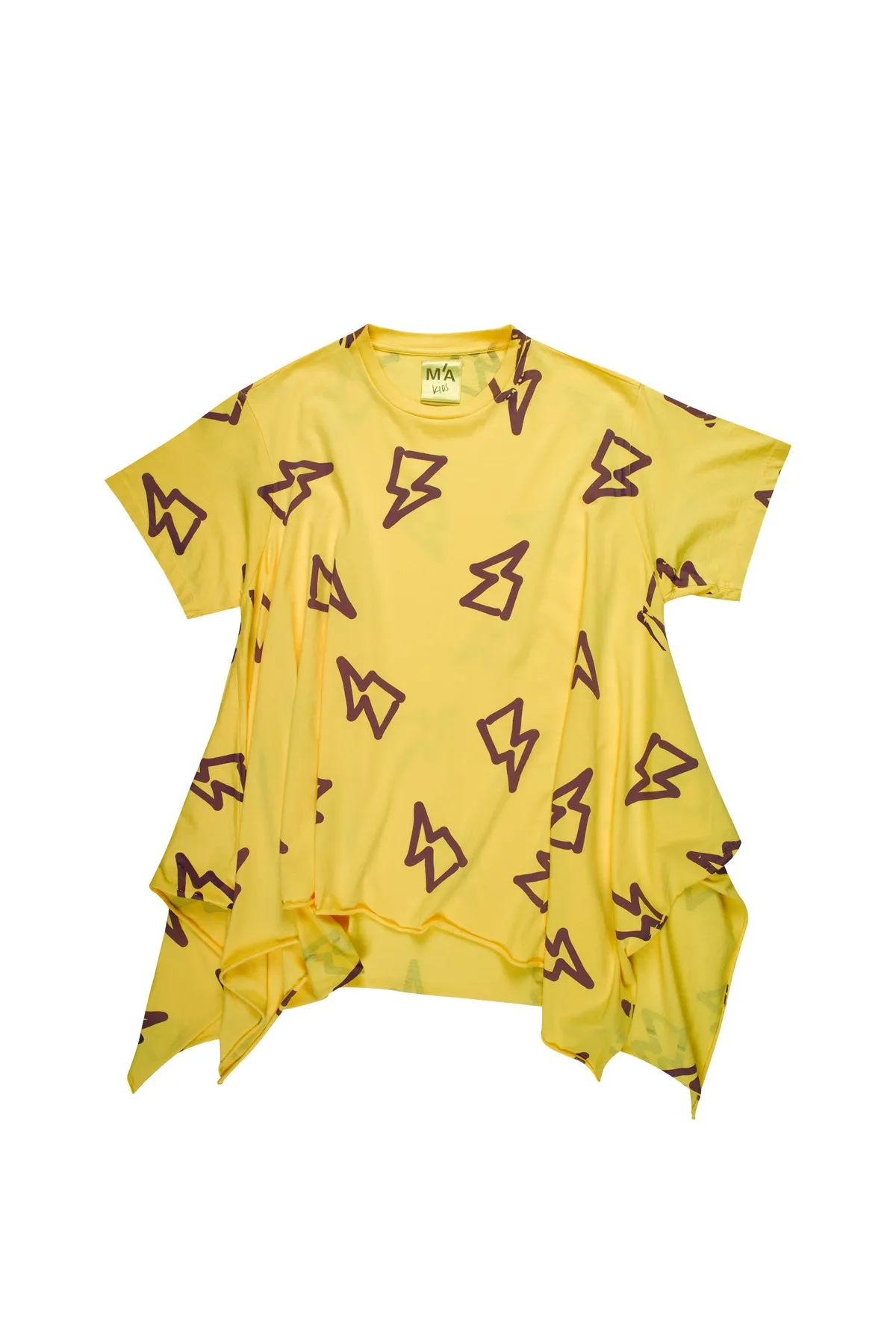 ALL OVER THUNDER PRINT FLAP T-SHIRT