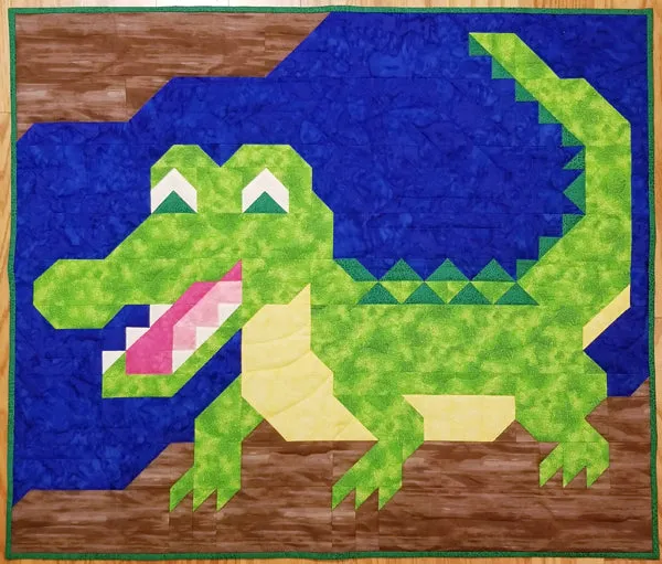 Alligator Quilt Pattern CQ-137w  - Wholesale Product