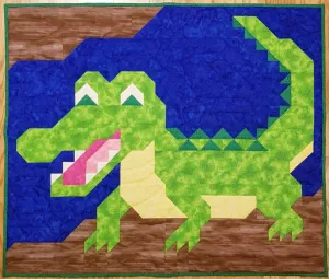 Alligator Quilt Pattern CQ-137w  - Wholesale Product