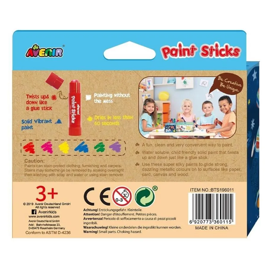 Avenir - Paint Sticks Metallic (6 Colours)