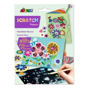 Avenir - Scratch Greeting Card: Flowers