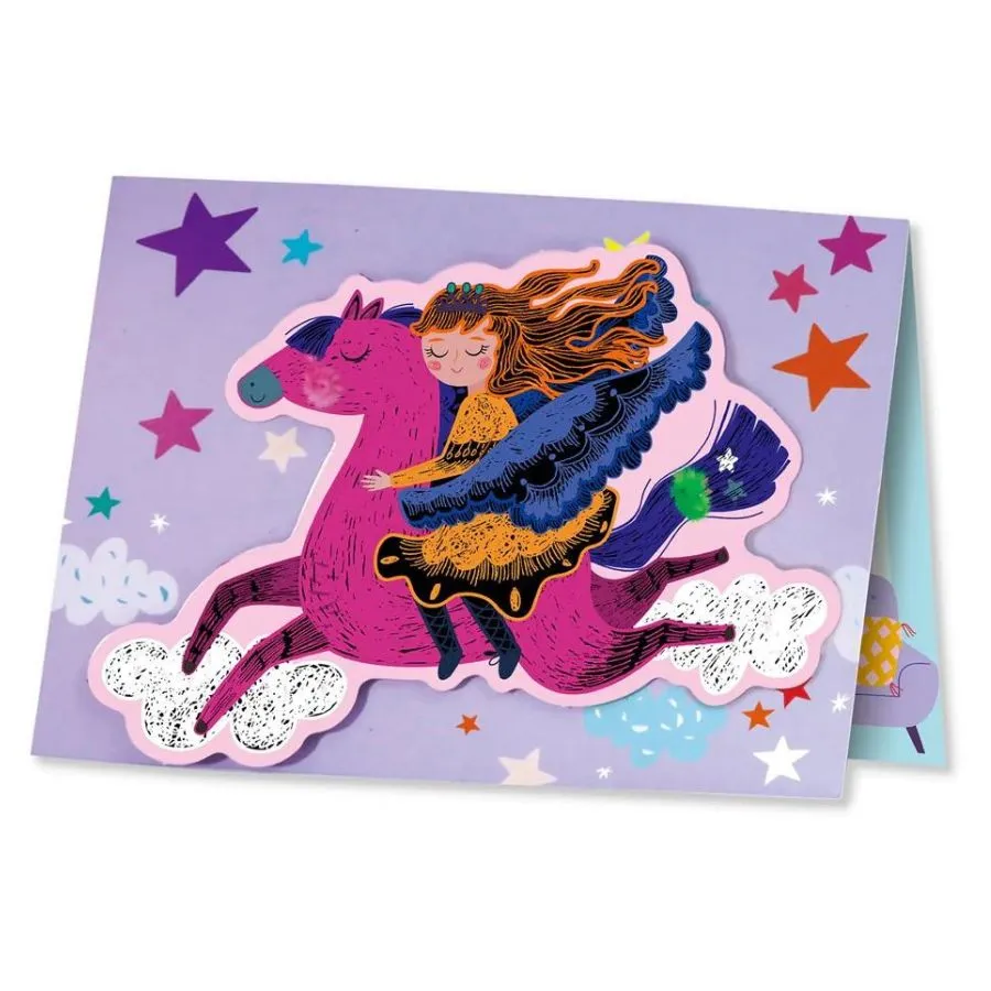 Avenir - Scratch Greeting Card: Princess