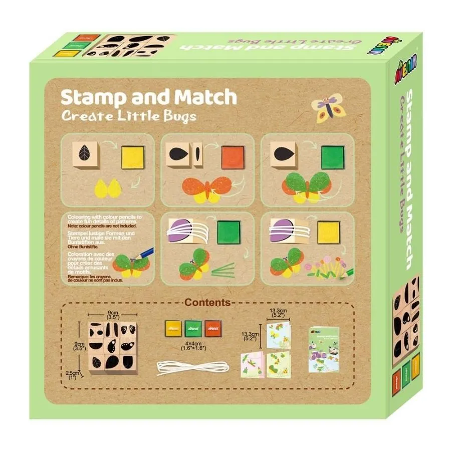 Avenir - Stamp & Match: Create Little Bugs Stamp Kit