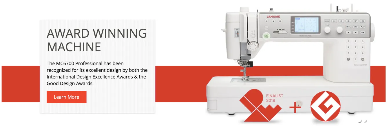 Award Winning Janome Memory Craft 6700P - Professional Sewing Machine with Semi-Industrial Features (U.P. $2988)   5 Years Carry-In Warranty