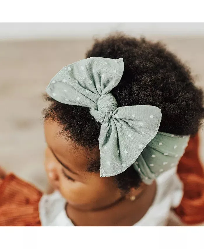 Baby Bling Patterned Shabby Knot Headband