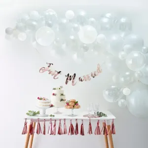 Balloon Arch Kit - White Arrangement