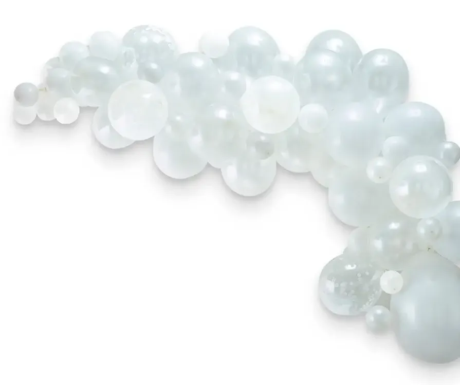 Balloon Arch Kit - White Arrangement