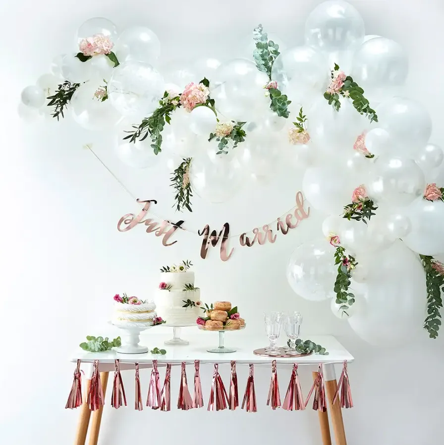 Balloon Arch Kit - White Arrangement