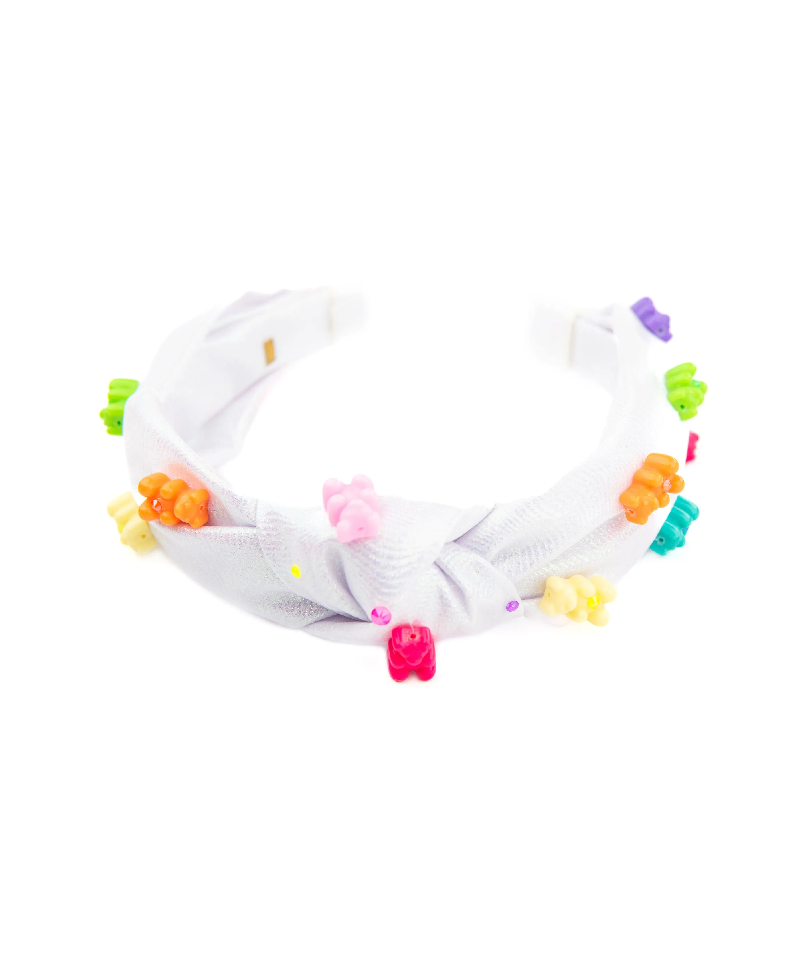 Bari Lynn Knot Headband Gummy Bear With Stones