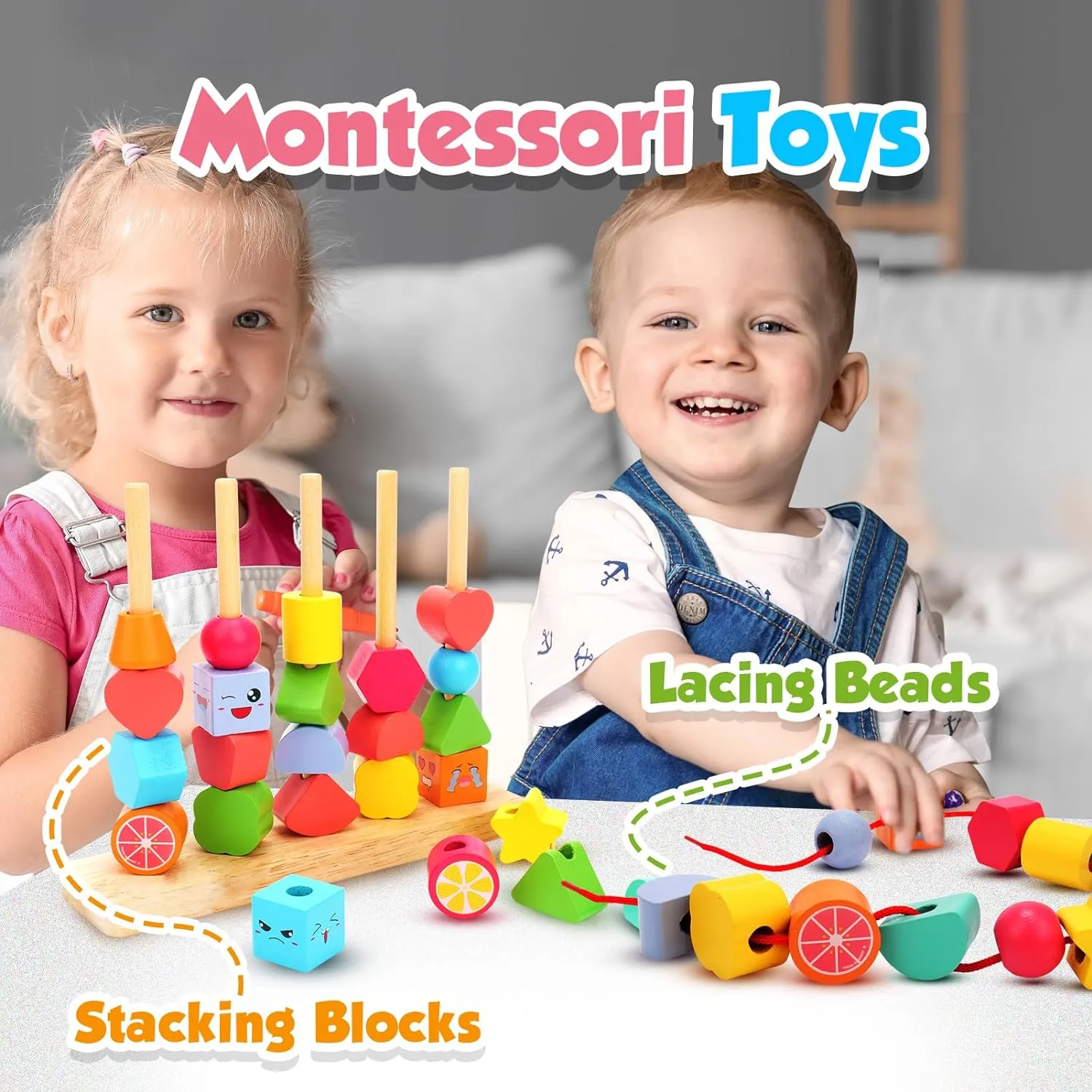 Beads Sequencing Set - Montessori Aligned