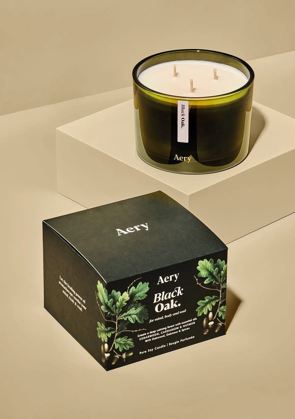 Black Oak Triple Wick Candle