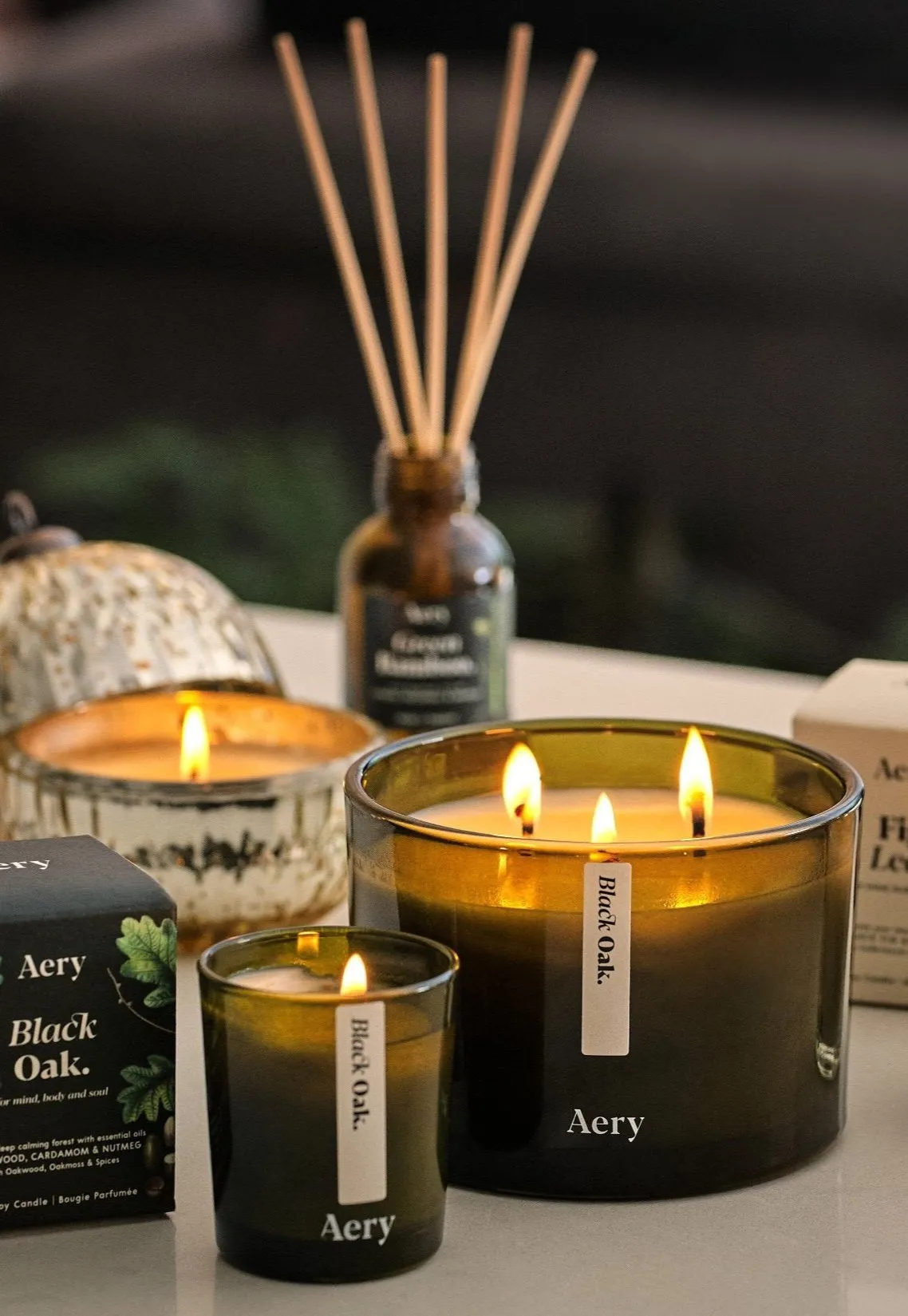 Black Oak Triple Wick Candle