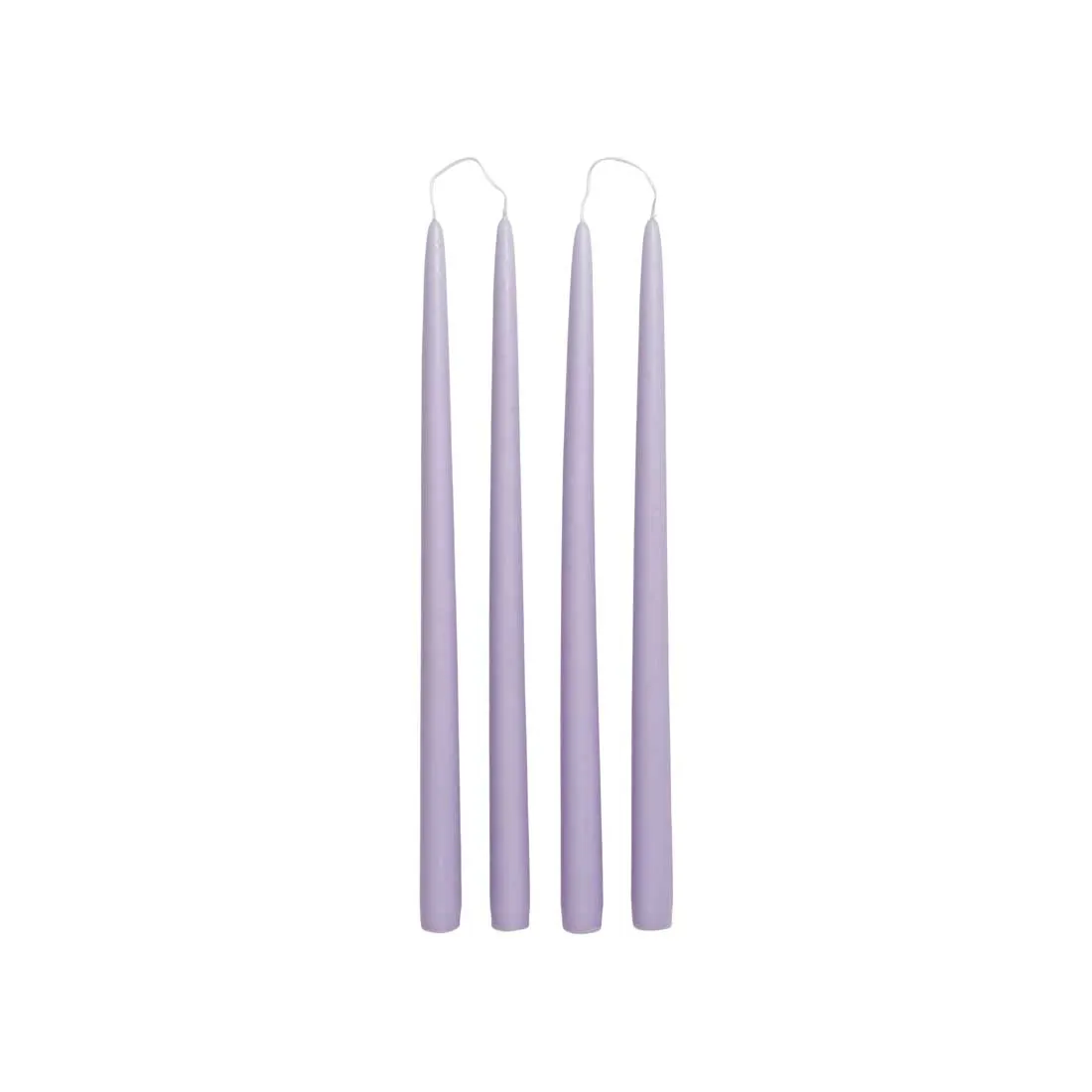 Broste Copenhagen Tapered Candles - Set of Four - Various Colours