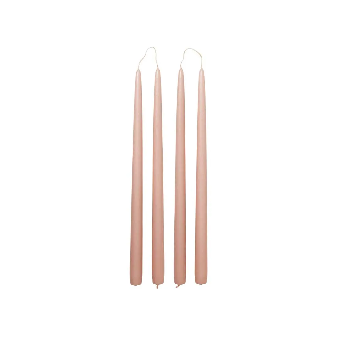 Broste Copenhagen Tapered Candles - Set of Four - Various Colours