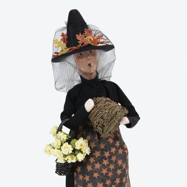 Byers' Choice Witch with Bee Skep