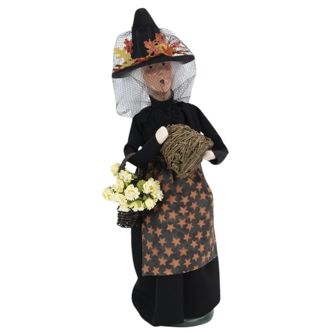 Byers' Choice Witch with Bee Skep