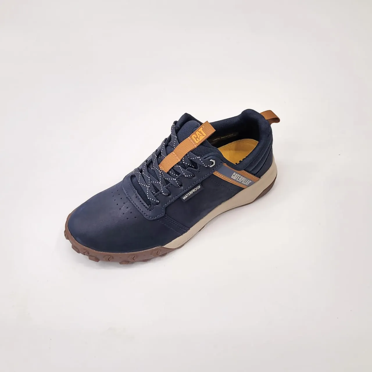 Caterpillar leather navy lace up