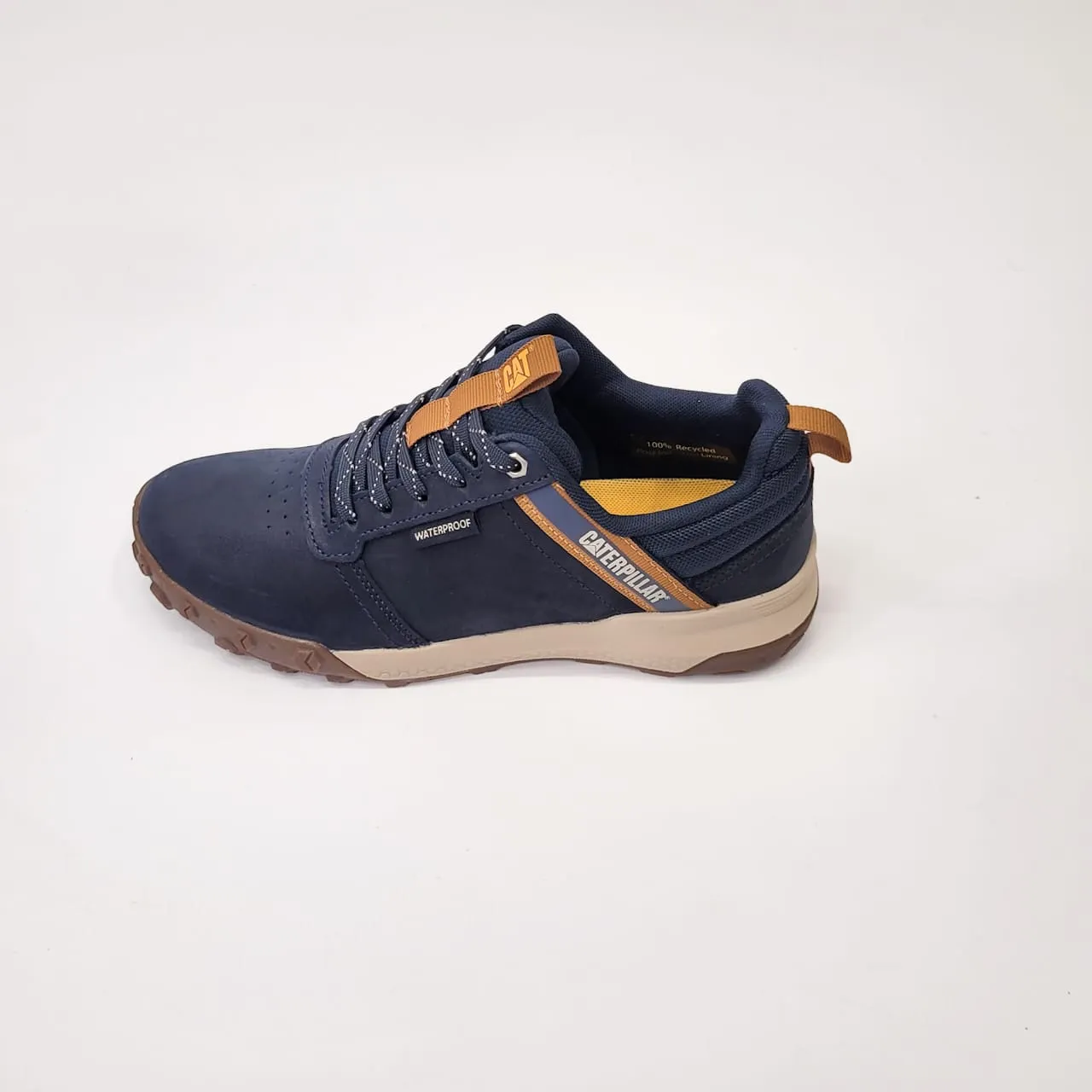 Caterpillar leather navy lace up