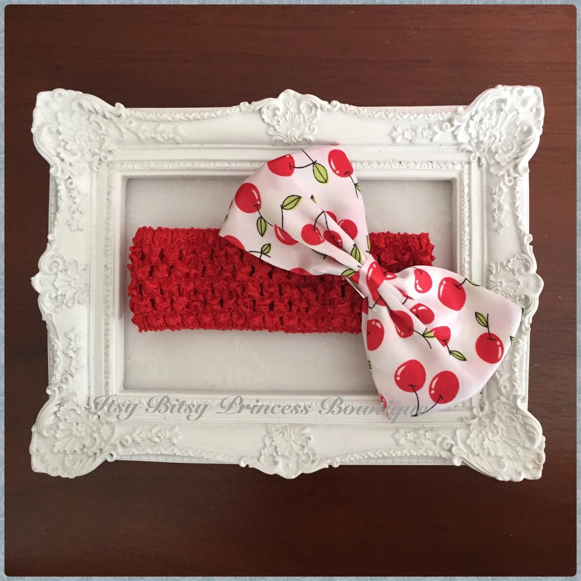 Cherries Bow Headbands