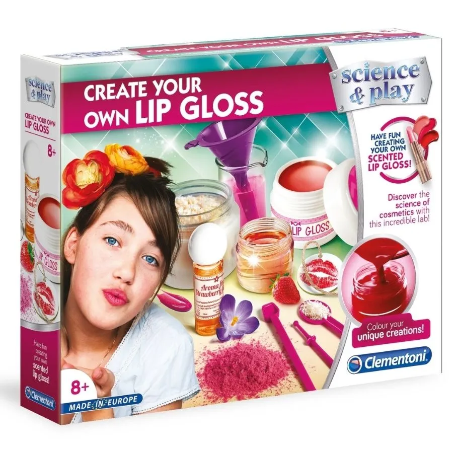 Clementoni - Science and Play: Create Your Own Lip Gloss Science Kit