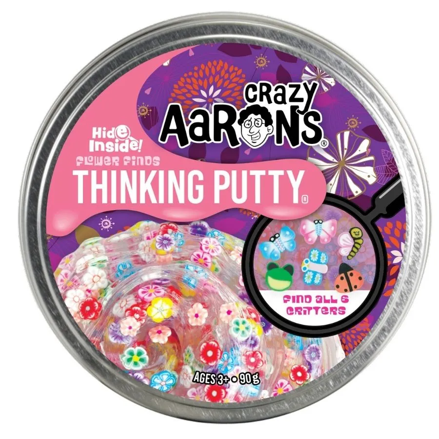 Crazy Aaron's Thinking Putty - Hide Inside Flower Finds