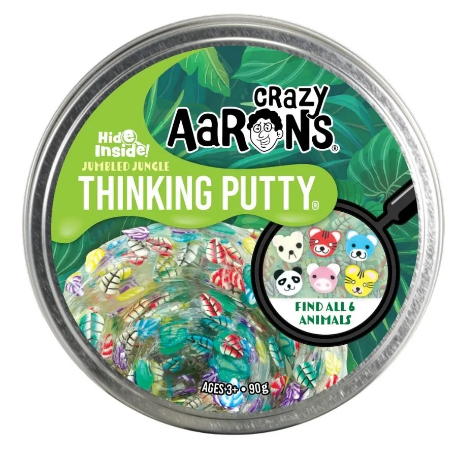 Crazy Aaron's Thinking Putty - Hide Inside Jumbled Jungle