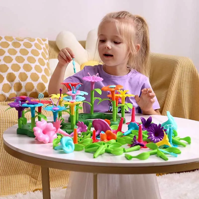 Creative Flower Garden Building Toy