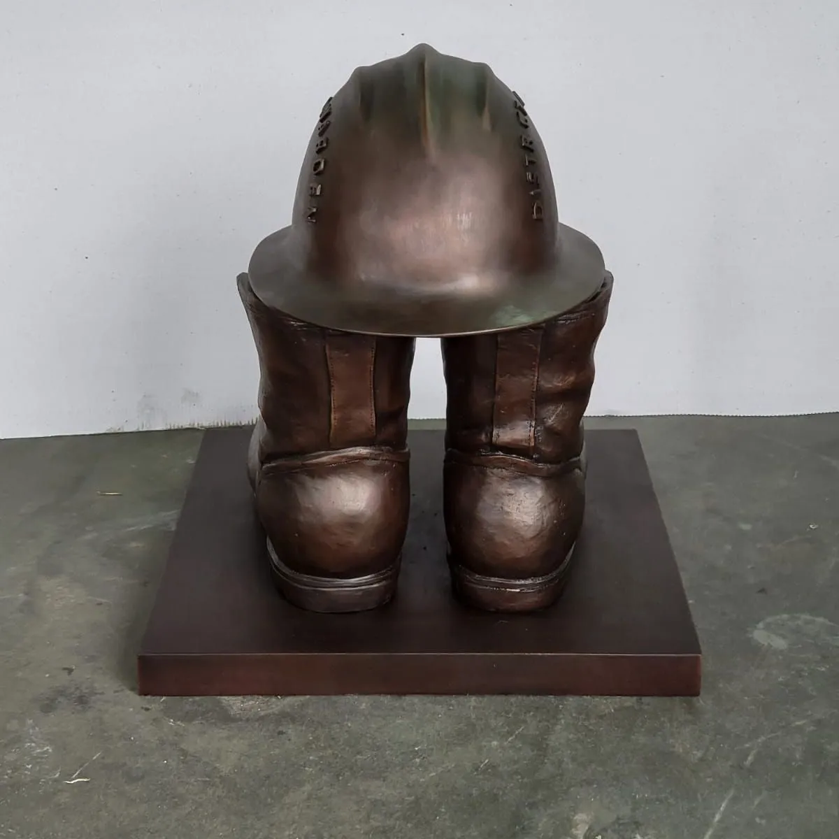 Custom Fireman Helmet & Boots