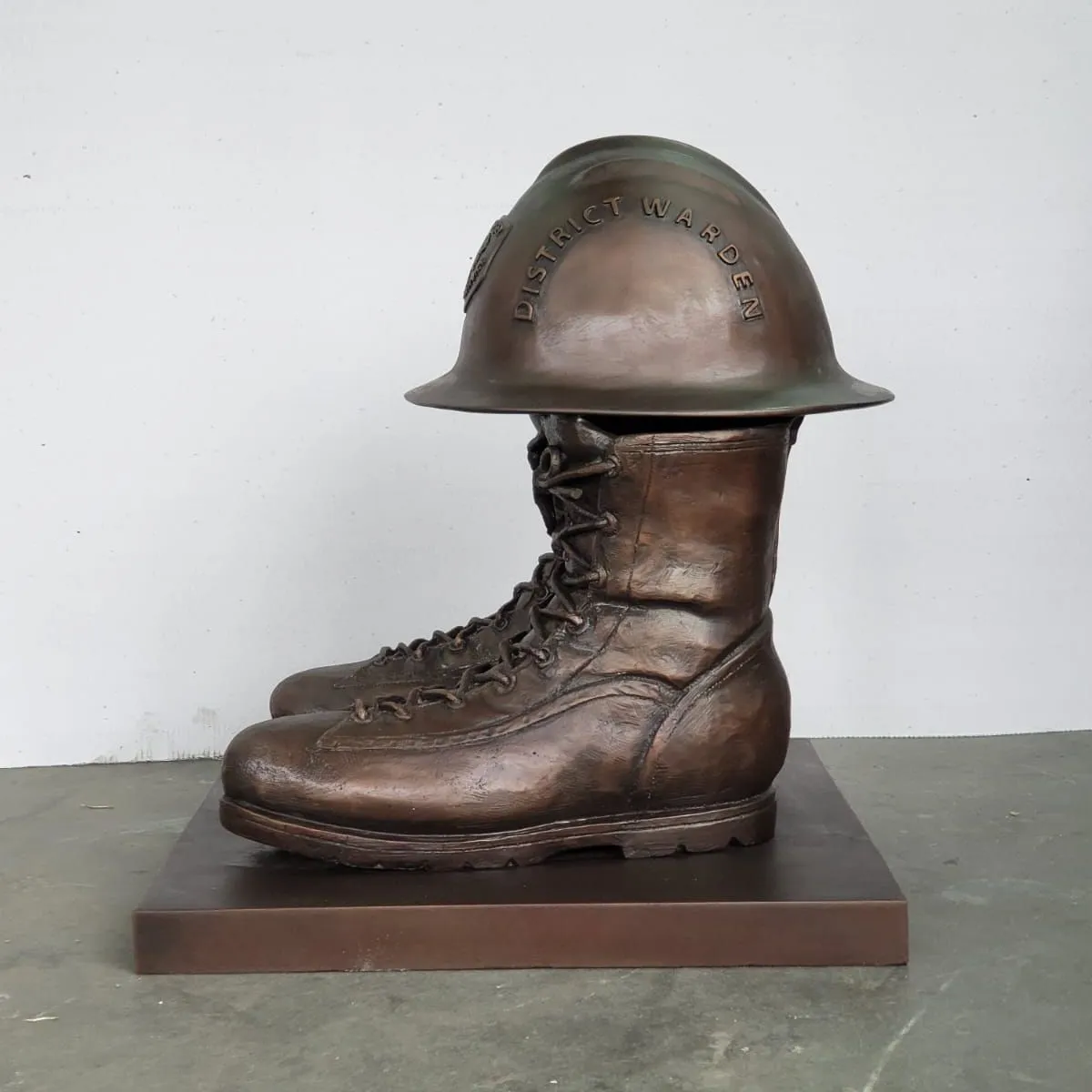 Custom Fireman Helmet & Boots