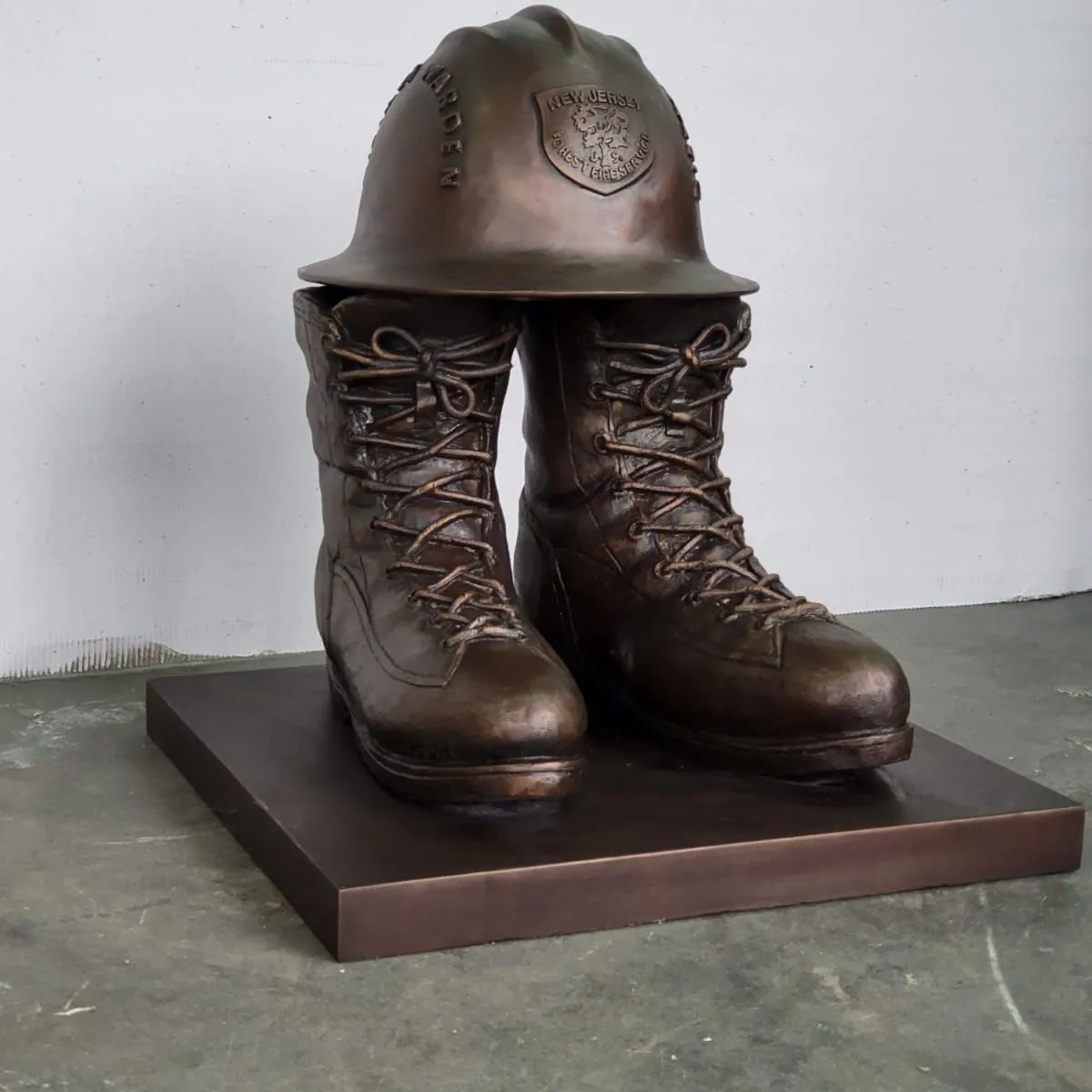 Custom Fireman Helmet & Boots