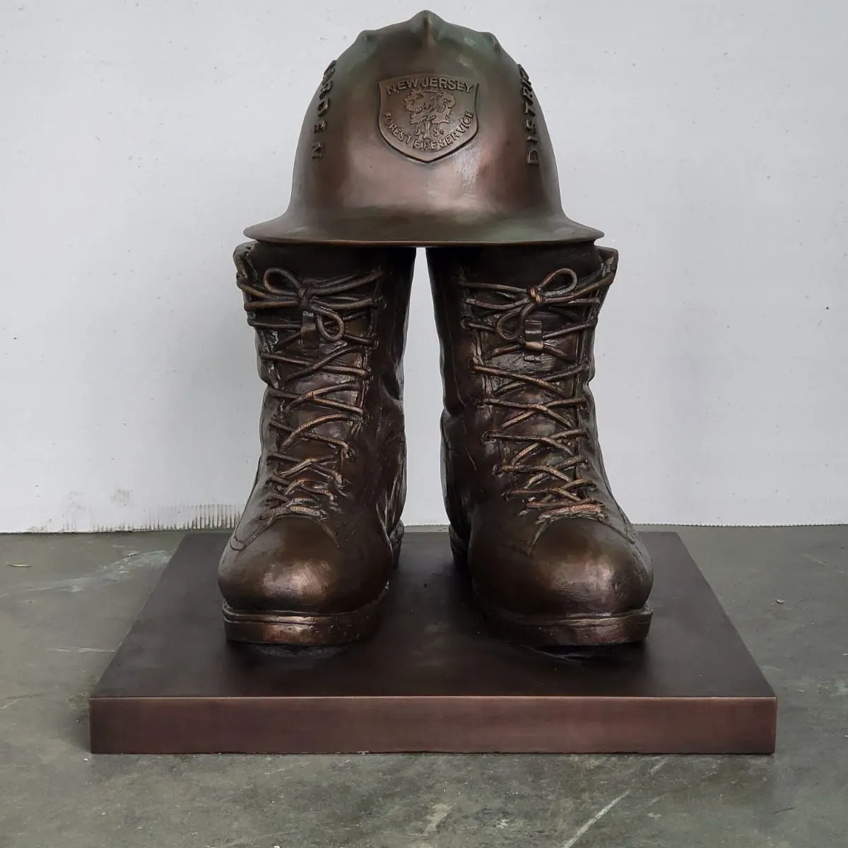 Custom Fireman Helmet & Boots