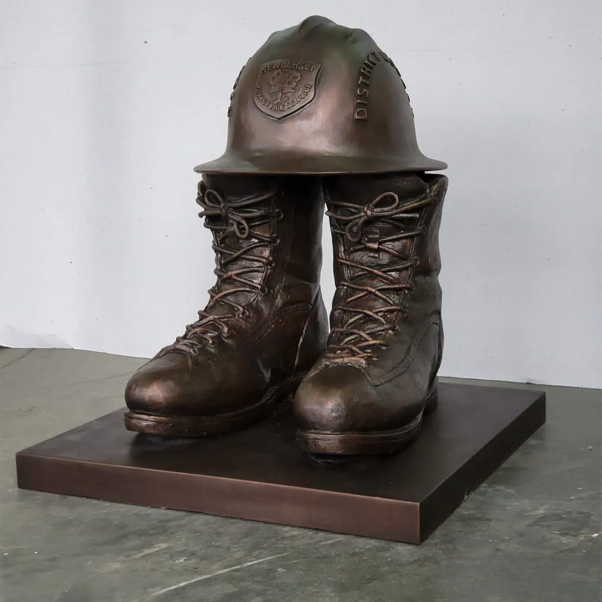 Custom Fireman Helmet & Boots