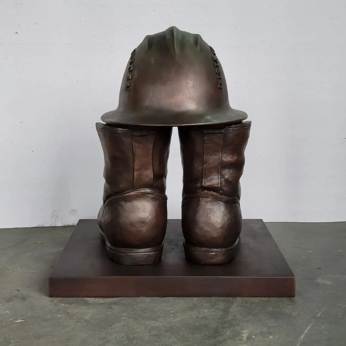 Custom Fireman Helmet & Boots