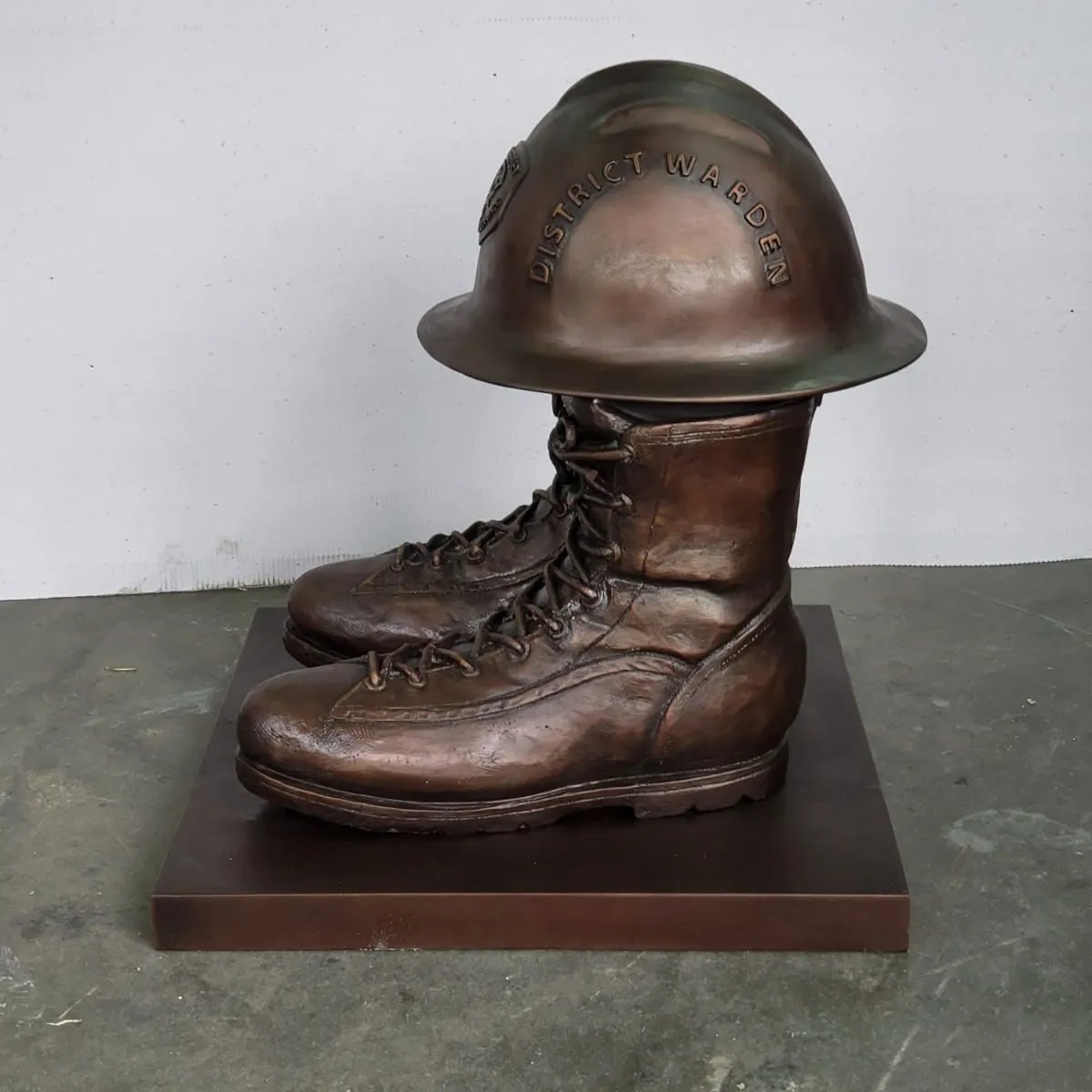 Custom Fireman Helmet & Boots