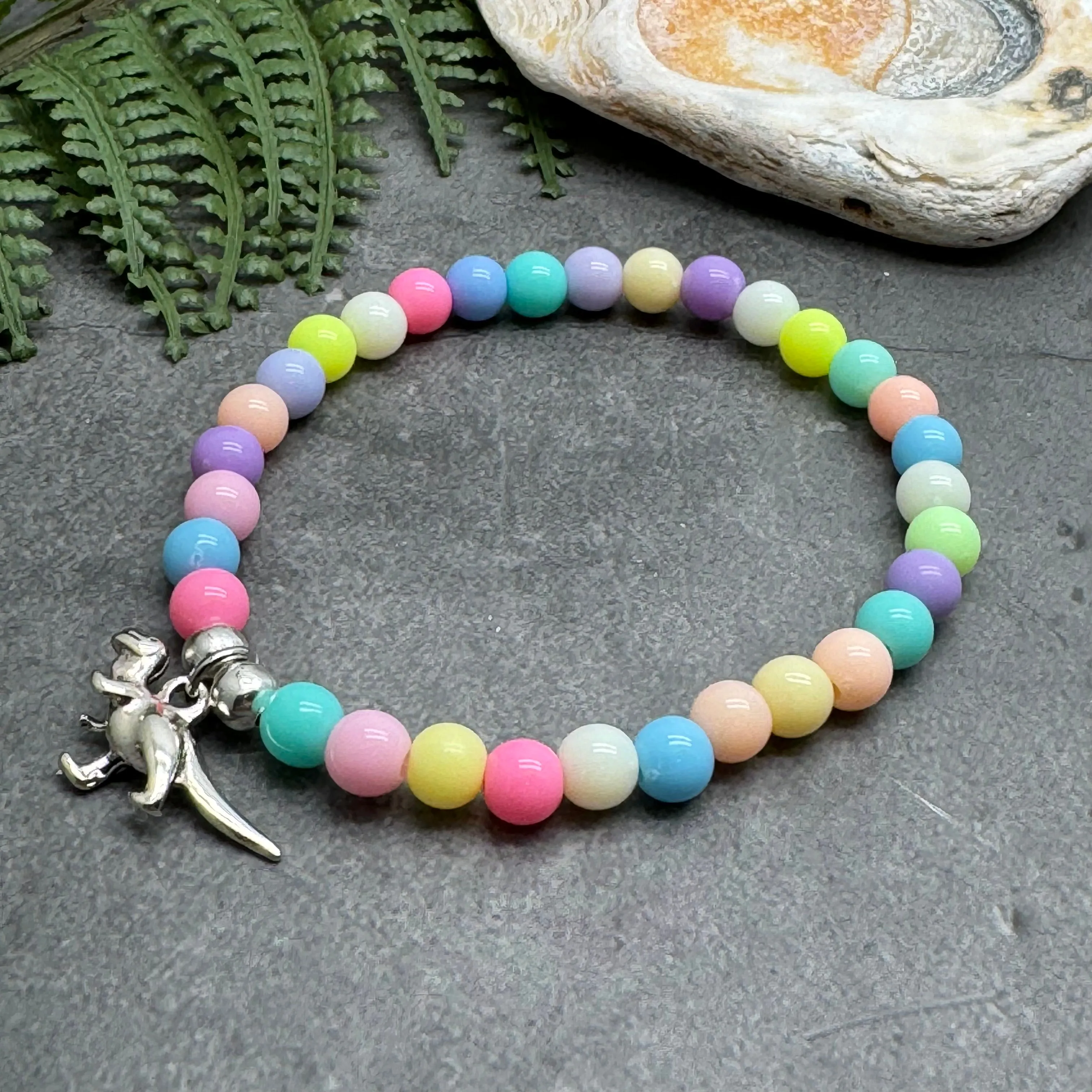 Dinosaur Charm Bracelet