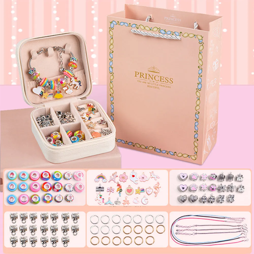 DIY Charm Bracelet Jewelry Making Kit, TO0038