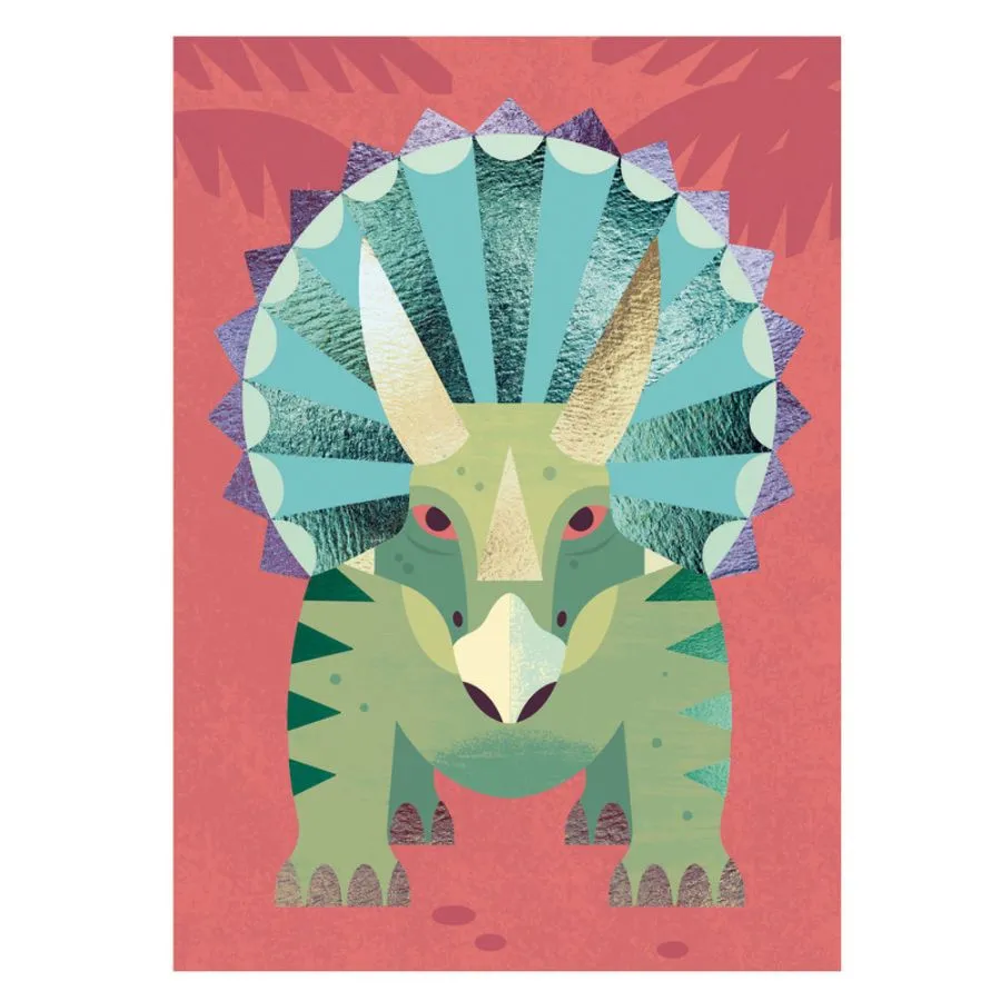 Djeco - Jurassic Foil Pictures Art Set