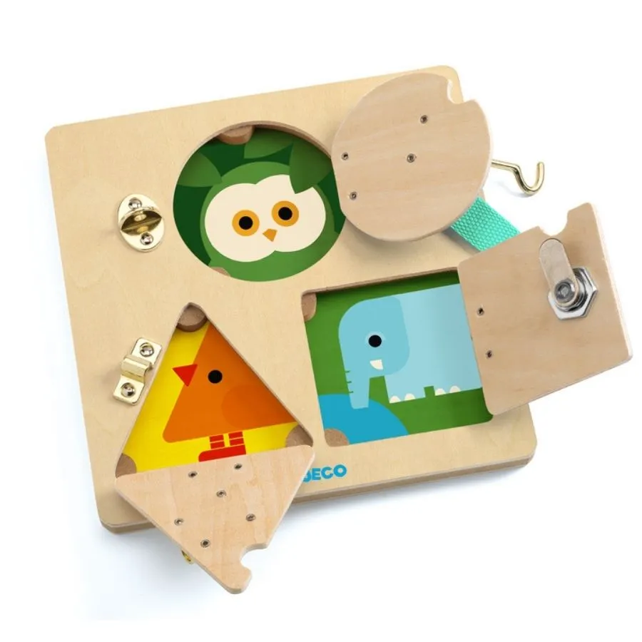 Djeco - LockBasic Wooden Puzzle