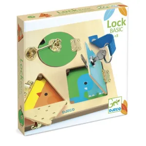 Djeco - LockBasic Wooden Puzzle