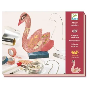 Djeco - The Swan Sculpture Craft Kit